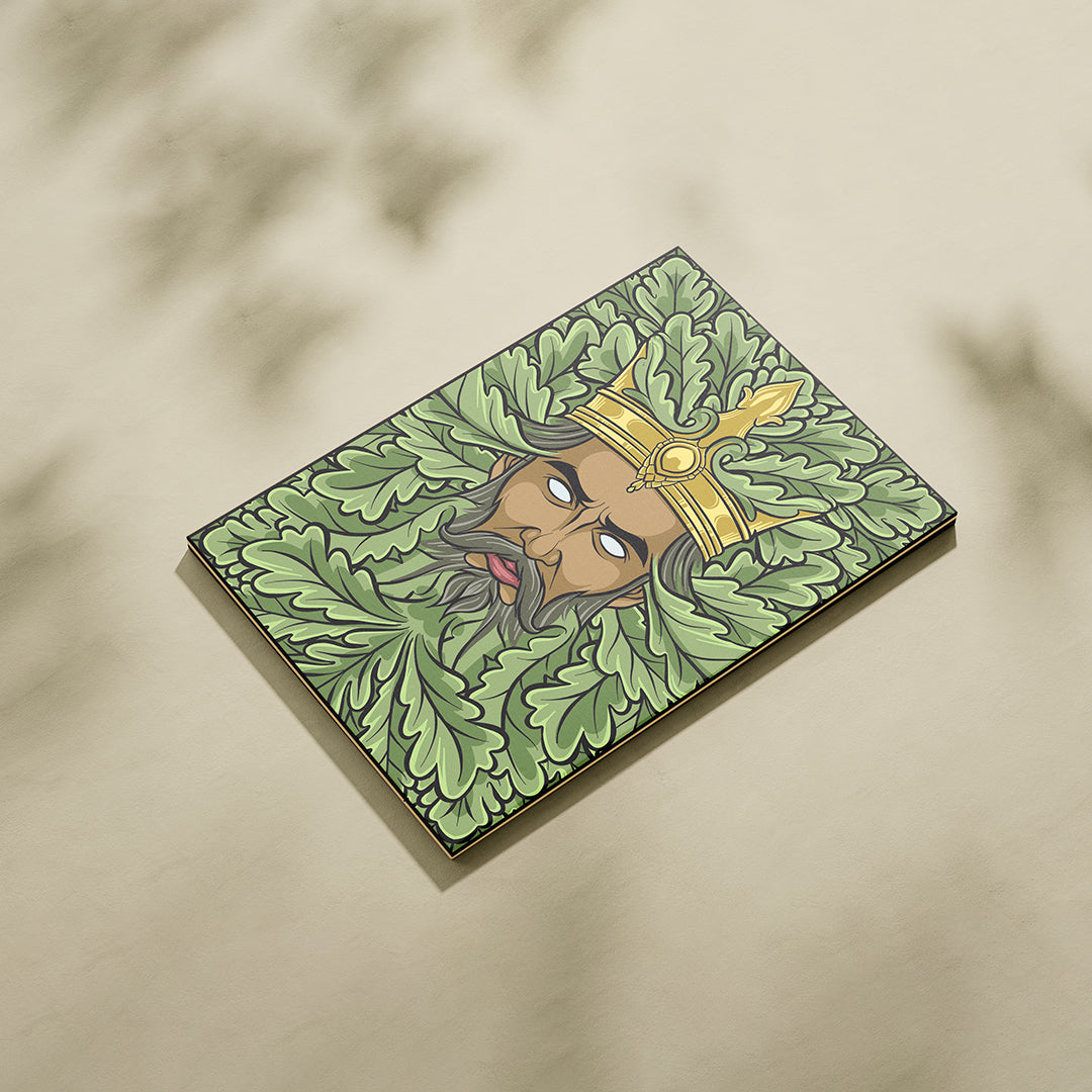 The Green King – Nature Deity Wall Art Print